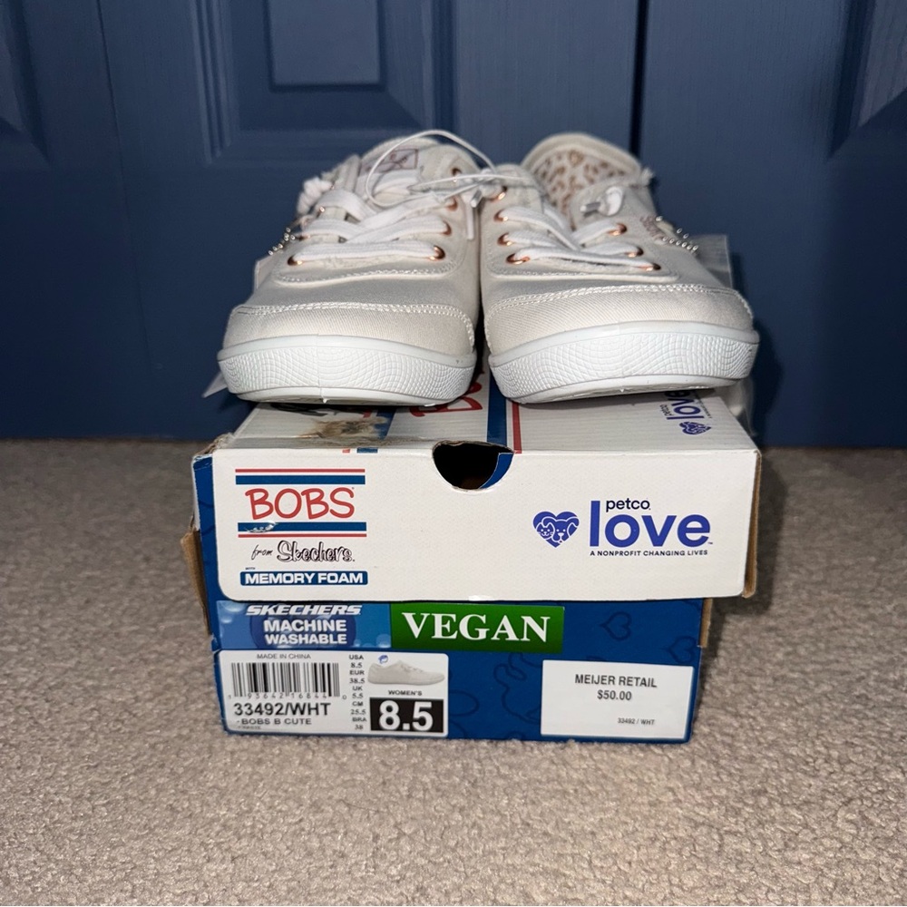 Bobs by Skechers White Sneakers